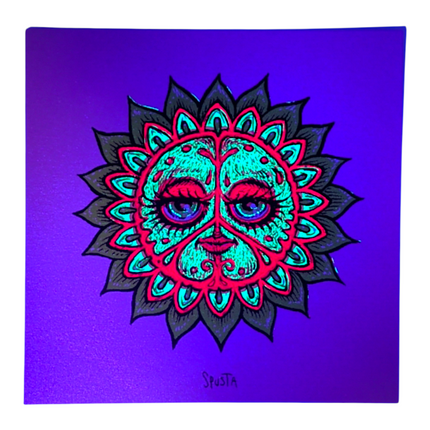Marq Spusta "Peace Bloom" (Pink Shimmer) Micro Print
