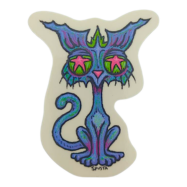 Marq Spusta Percy Cat Sticker