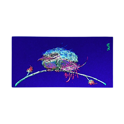 Marq Spusta Pleased and Perched (Dark Teal Shimmer) Micro Print