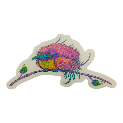 Marq Spusta Pleased and Perched Sticker