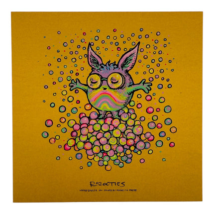 Marq Spusta "Razooties" (Gold Shimmer) Mini Print