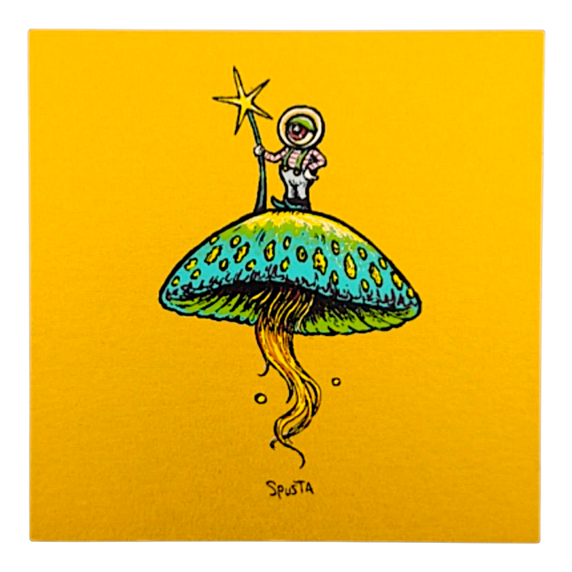 Marq Spusta Shroom Rider (25k Gold Shimmer) Micro Print