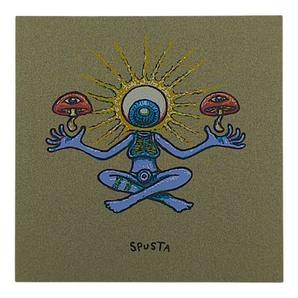 Marq Spusta Shroom Sister (Olive Shimmer) Micro Print