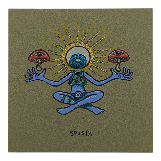 Marq Spusta Shroom Sister (Olive Shimmer) Micro Print