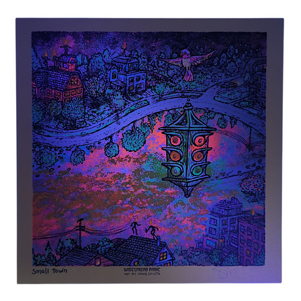 Marq Spusta "Small Town" (Gold) Mini Print
