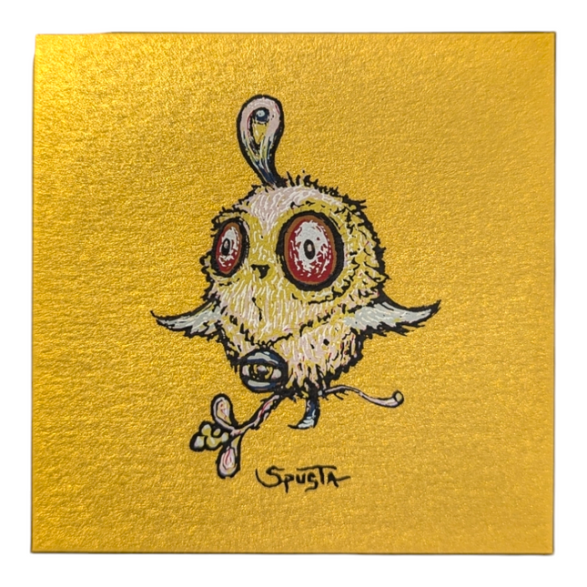 Marq Spusta Smeezy's Bird (Gold Shimmer) Micro Print