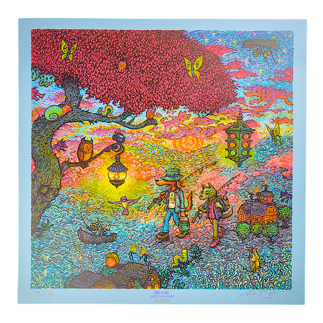 Marq Spusta "Snake Oil King" (Blue) Print