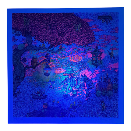 Marq Spusta "Snake Oil King" (Blue) Print