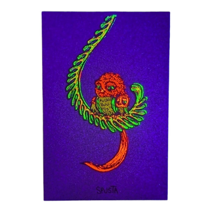 Marq Spusta Some Odd Birds (Dark Blue Shimmer) Micro Print