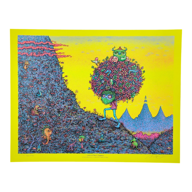 Marq Spusta "Surmountable Steepness (Absinthe)" Print
