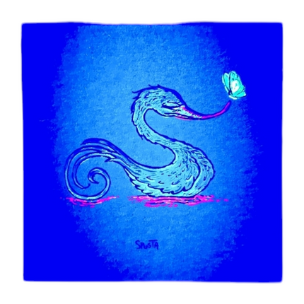Marq Spusta Swan (Cream Shimmer) Micro Print