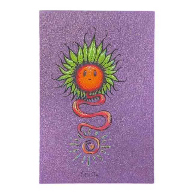 Marq Spusta The Sunflower (Purple Shimmer) Micro Print