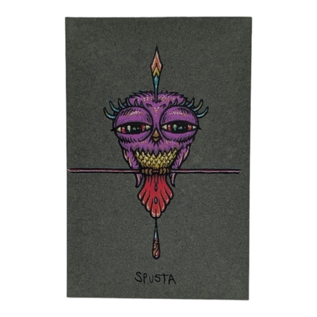 Marq Spusta Tweet (Moss Gray) Micro Print