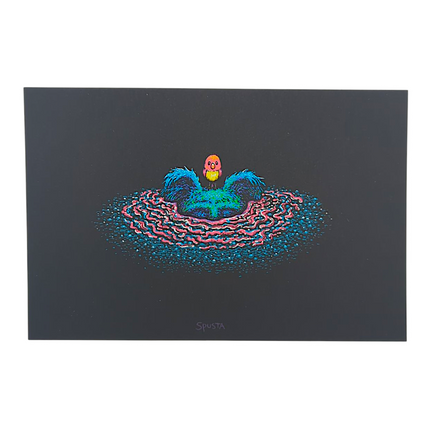 Marq Spusta Two Popping Through (Black) Micro Print