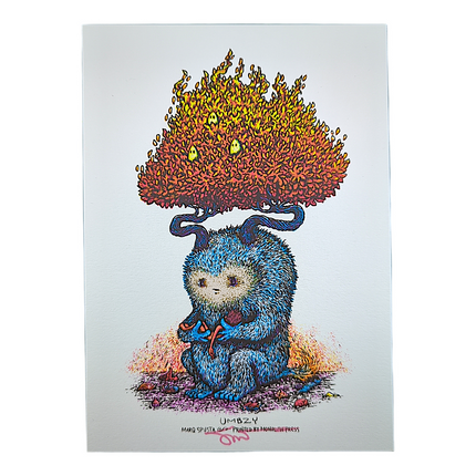 Marq Spusta "Umbzy" (Powder Blue) Mini Print