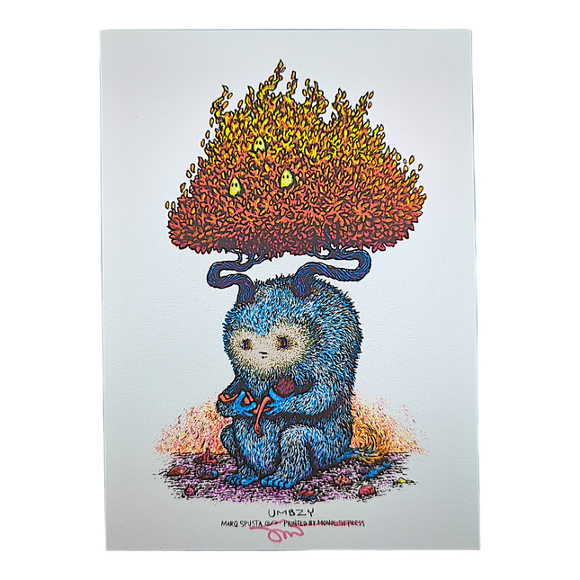 Marq Spusta "Umbzy" (Powder Blue) Mini Print