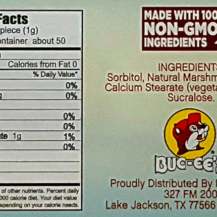 Buc-ee's Marshmallow Mints