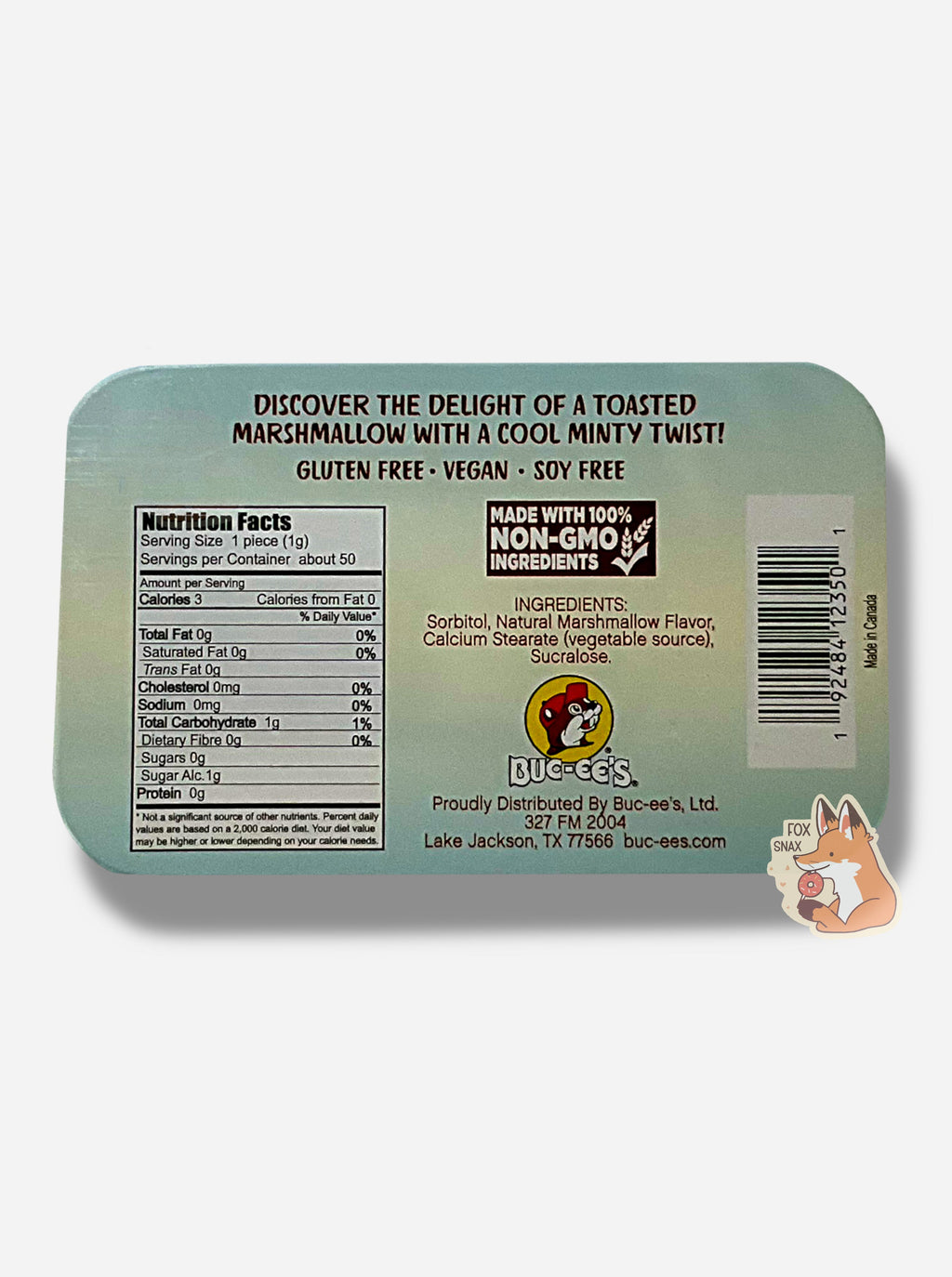 Buc-ee's Marshmallow Mints
