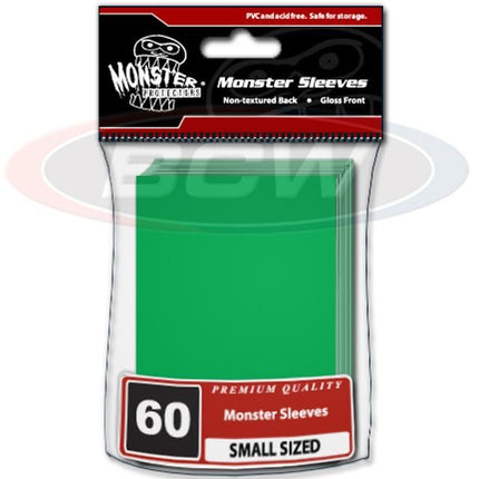 Glossy Sleeves - Small - No Logo - Green