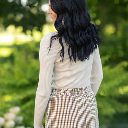 McKenna Gingham Maxi Skirt