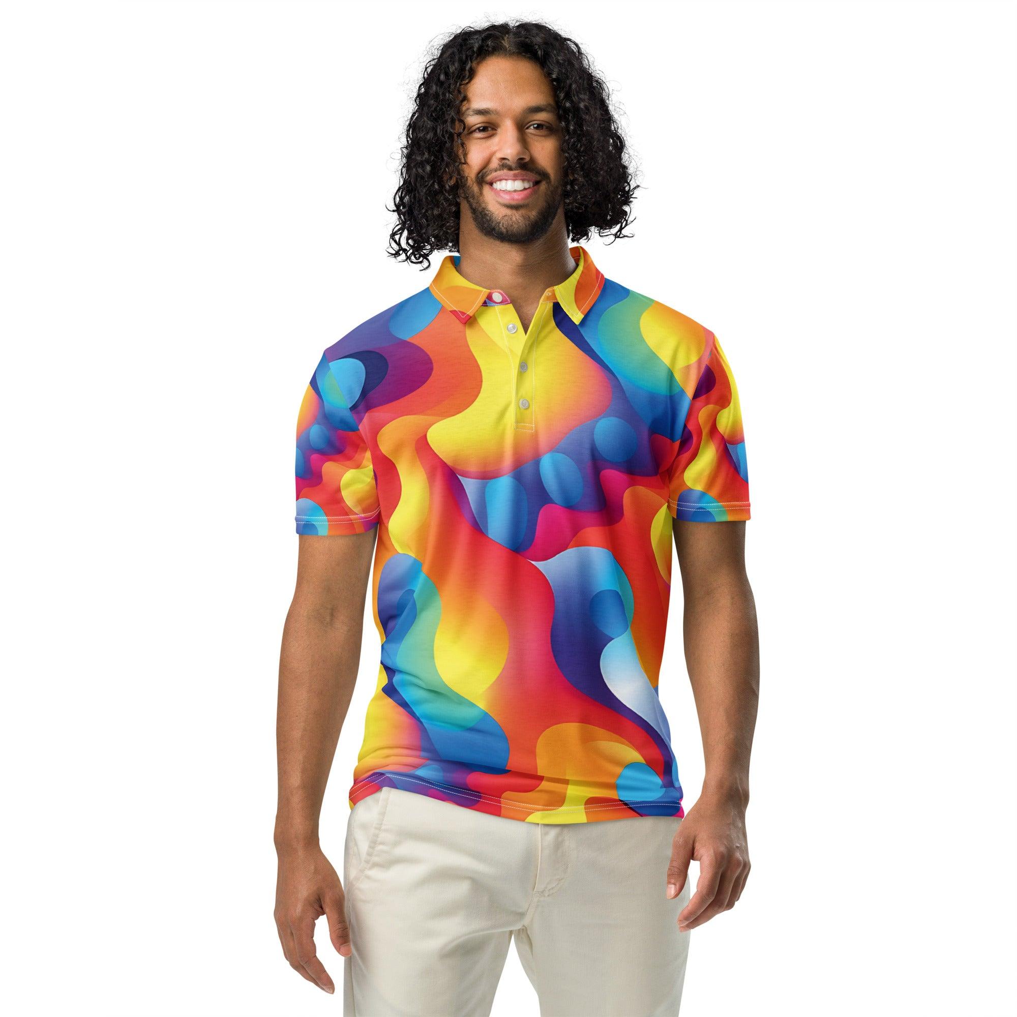 Playful Abstract Polo for Raves & Festivals