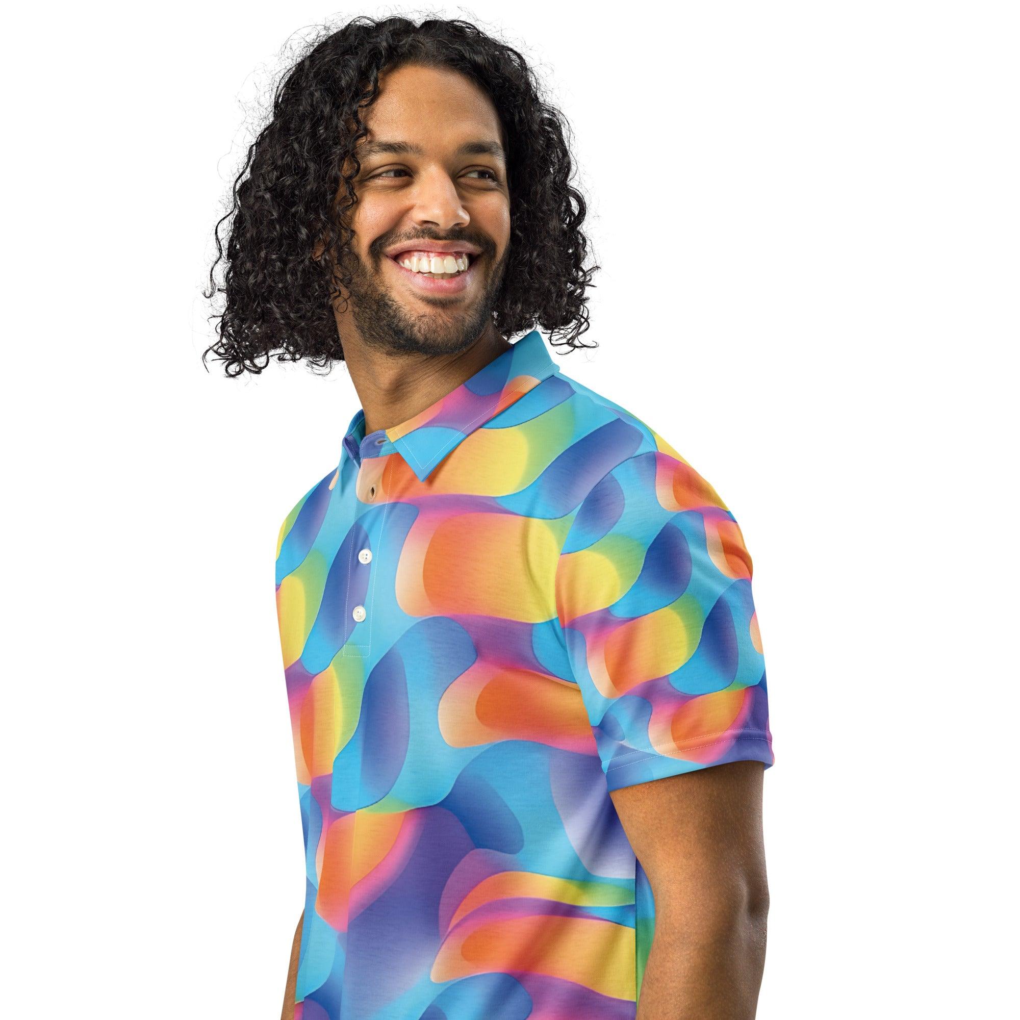 Playful Abstract Polo for Music Festivals