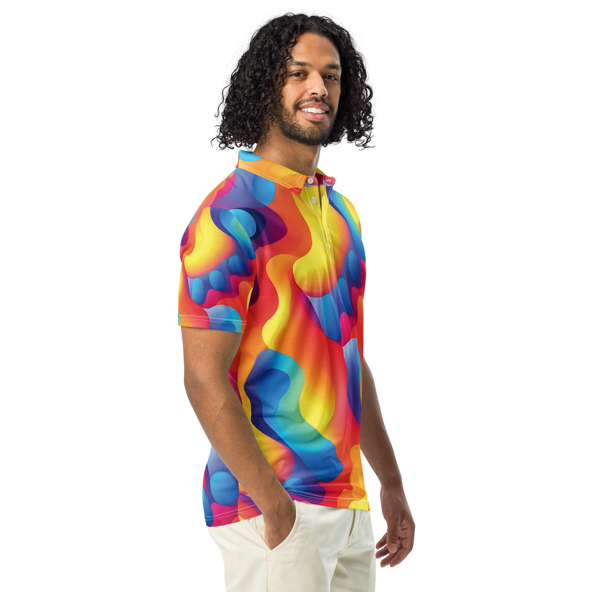 Playful Abstract Polo for Raves & Festivals
