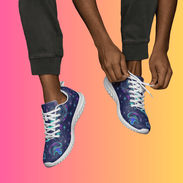 Men's Playful Athletic Shoes for Festivals