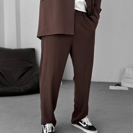 Modern Essential Men's Pleated Trousers – Tailored Comfort for Everyday Refinement
