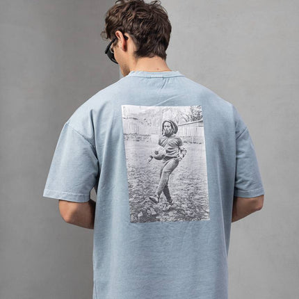 Men's Oversize '77' Graphic T-Shirt