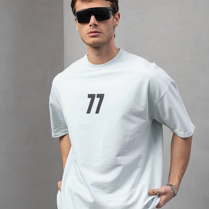 Men's Oversize '77' Graphic T-Shirt
