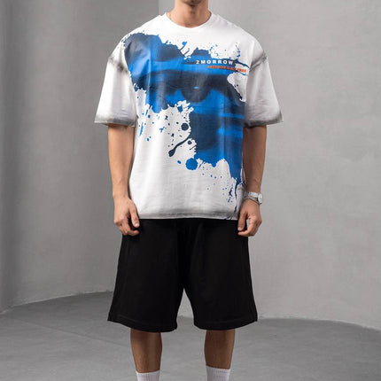 Men's Oversize Graphic T-Shirt – '2MORROW FREEDOM'
