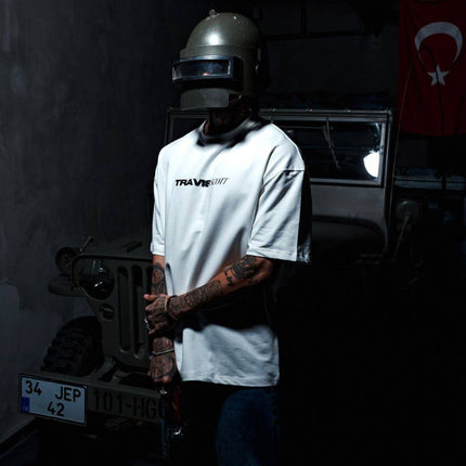 Men's Oversize Graphic T-Shirt - Streetwear Portrait Tee