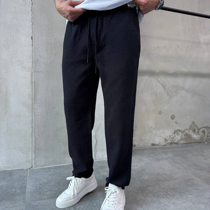 Comfort Flex Men's Drawstring Lounge Pants – Soft Touch Relaxed Fit for Everyday Ease