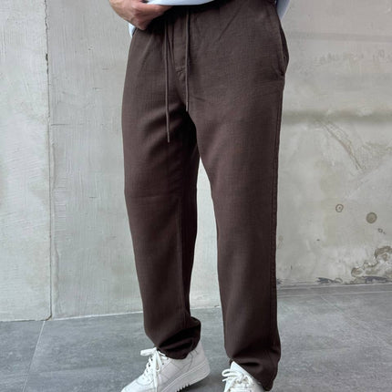 Comfort Flex Men's Drawstring Lounge Pants – Soft Touch Relaxed Fit for Everyday Ease