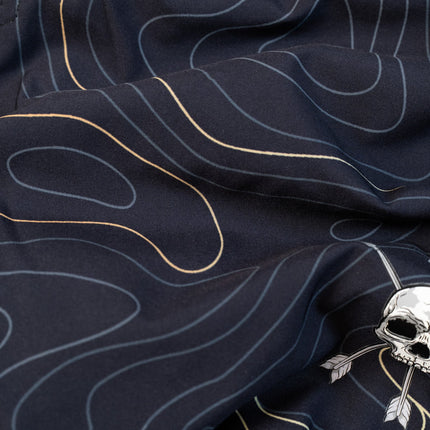 MEN'S | HYBRID SHORT : MIDNIGHT TOPO