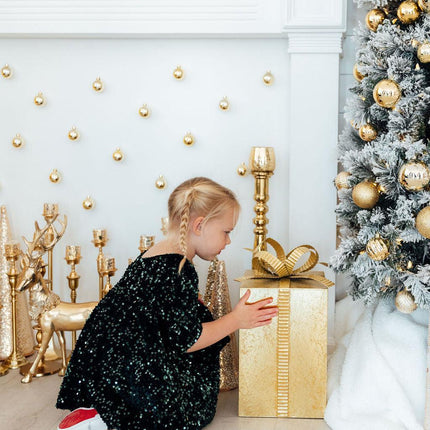 Hunter Green Velvet Sequin Dress