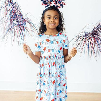 Proudly Patriotic S/S Pocket Twirl Dress