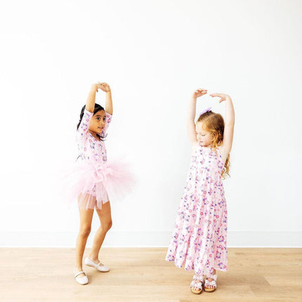 Retro Daydream 3/4 Sleeve Tutu Leotard