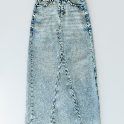 Mina Denim Maxi Skirt