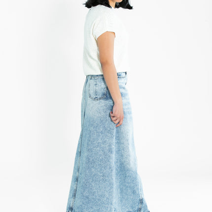 Mina Denim Maxi Skirt