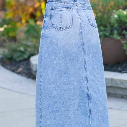 Mina Denim Maxi Skirt