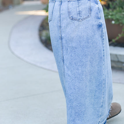 Mina Denim Maxi Skirt