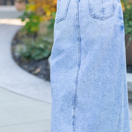 Mina Denim Maxi Skirt