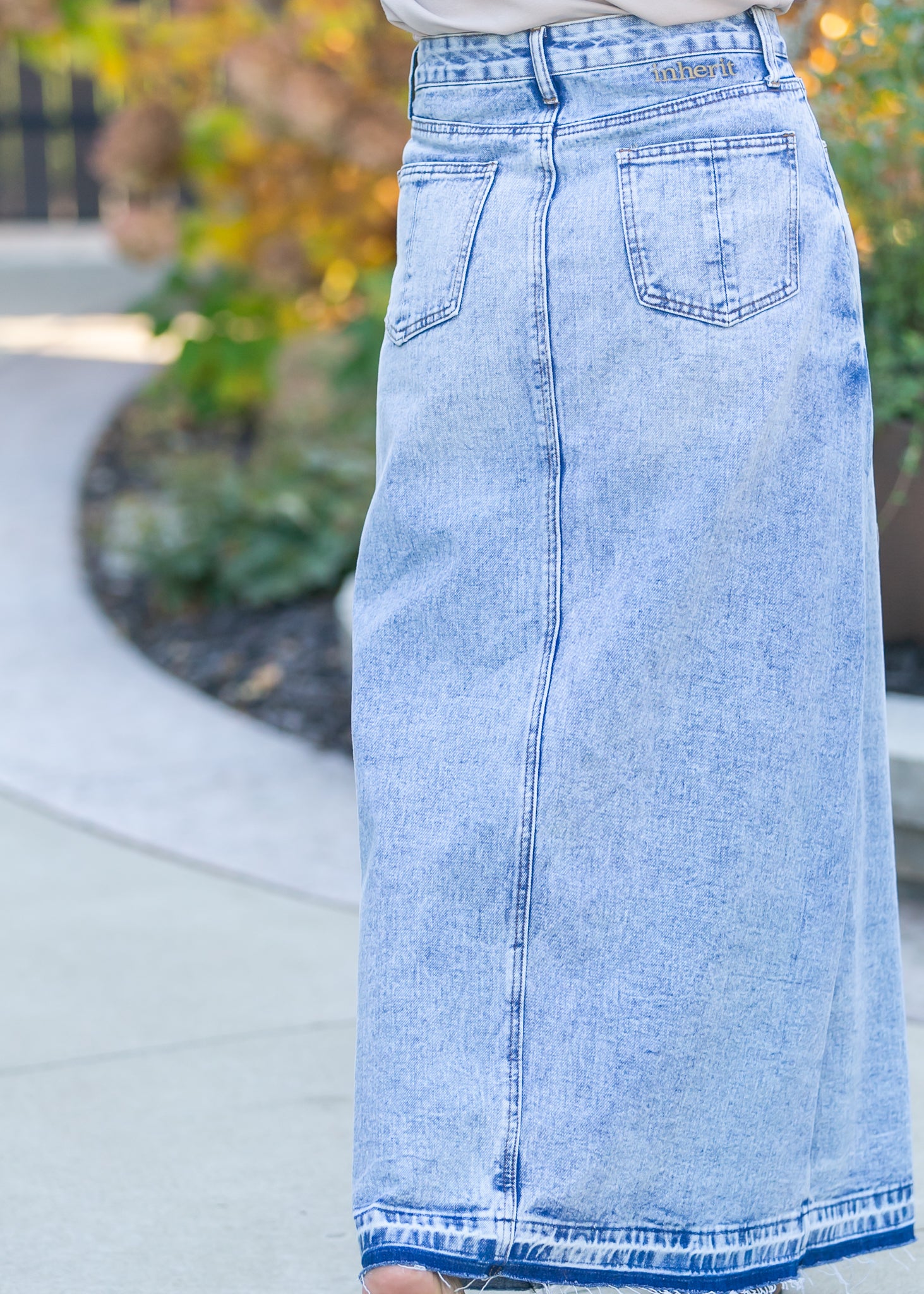 Mina Denim Maxi Skirt