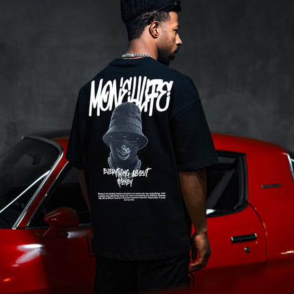 Everything About Money Urban Graphic Tee – Bold Typography Streetwear for the Hustle