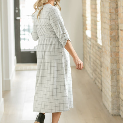 Monica Tie Waist Midi Dress - FINAL SALE