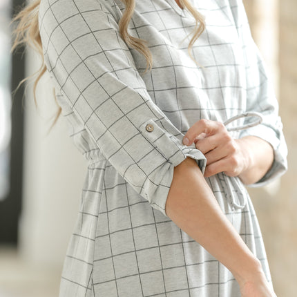 Monica Tie Waist Midi Dress - FINAL SALE