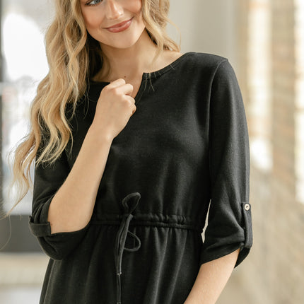 Monica Tie Waist Midi Dress - FINAL SALE