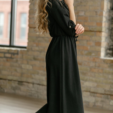 Monica Tie Waist Midi Dress - FINAL SALE